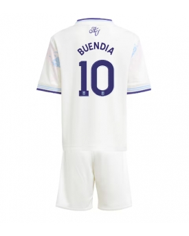 Billige Fotballdrakt Aston Villa Emiliano Buendia #10 Replika Tredjedraktsett Barn 2025-26 Kortermet (med bukser)